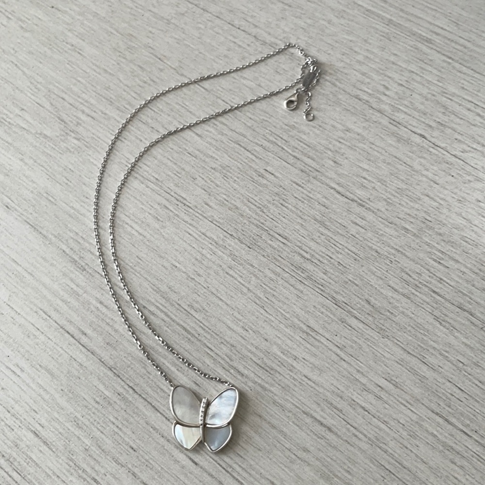 Sterling silver necklace worn once brand new